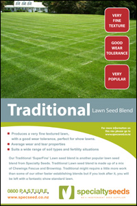 poster-Traditional lawn seed